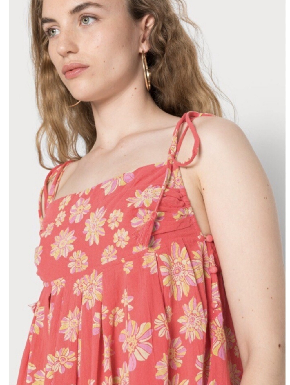 Free People Indigo Molly Tunic In Hollyhock Combo Size Large - Picture 6 of 6